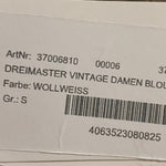 B-WARE DREIMASTER VINTAGE DAMEN BLOUSON Gr.S Farbe Wollweiss