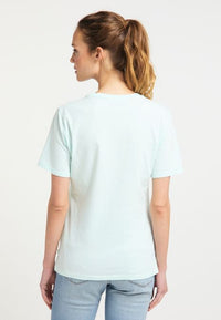 B-WARE PETROL INDUSTRIES DAMEN T-SHIRT Gr.L FARBE SOOTHING SEA