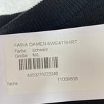 B-WARE FAINA DAMEN SWEATSHIRT Gr. M/L Farbe Schwarz