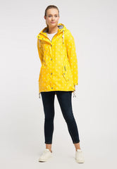 B-WARE SCHMUDDELWEDDA DAMEN BLOUSON GR.L FARBE GELB AOP