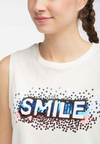 B-WARE MYMO DAMEN TOP GR.XXL FARBE WEISS