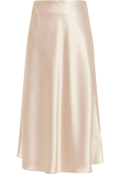 B-WARE DreiMaster Klassik Damen A-Linienrock Gr. M Farbe Champagner