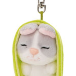 NICI GREEN  Schlüsselanhänger Sleeping Pets grauer Hase
