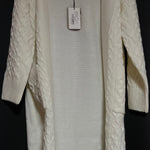 B-WARE DreiMaster Vintage Damen Strickjacke Gr. M/L Farbe Wollweiss