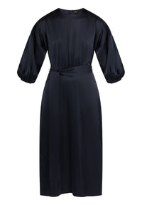 B-WARE DREIMASTER KLASSIK DAMEN KLEID Gr.L Farbe Marine