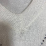 B-WARE FAINA DAMEN PULLOVER Gr. L/XL Farbe Wollweiss