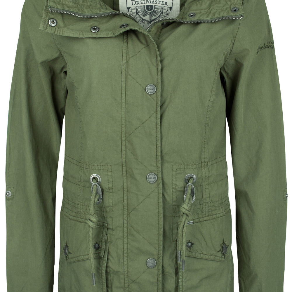 B-WARE DREIMASTER DAMEN ANORAK Gr. M Farbe Oliv