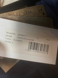 B-WARE DREIMASTER DAMEN KURZMANTEL Gr. L Farbe Marine