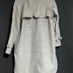 B-WARE DreiMaster Vintage Damen Übergangsmantel Gr. S Farbe Grau Melange