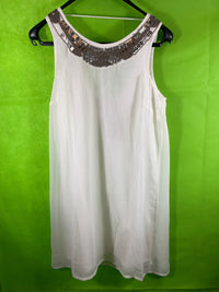 B-WARE DREIMASTER DAMEN KLEID Gr. M Farbe Wollweiss