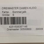 B-WARE DREIMASTER DAMEN KLEID Gr.S Farbe Sommergelb