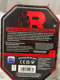 Pokemon Team Rockets Nidoking ex Tin Box