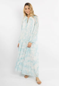 B-WARE IZIA DAMEN KLEID GR.XL FARBE AQUA