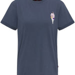 B-WARE MYMO DAMEN T-SHIRT GR.L FARBE MARINE