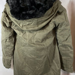 B-WARE DREIMASTER DAMEN MANTEL Gr. XS Farbe Oliv