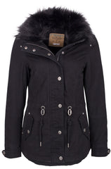 B-WARE DREIMASTER DAMEN ANORAK Gr. XL Farbe Schwarz