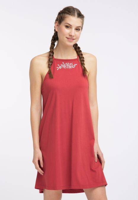 B-WARE MYMO DAMEN KLEID GR.L FARBE ROT