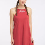 B-WARE MYMO DAMEN KLEID GR.L FARBE ROT