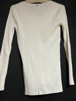 B-WARE DREIMASTER KLASSIK DAMEN PULLOVER Gr. XS/S Farbe WOLLWEISS