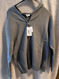 B-WARE MO ESSENTIALS HERREN PULLOVER / JACKE GR.XL FARBE DUNKELGRAU MELANGE