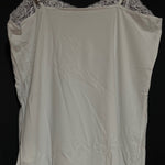 B-WARE DreiMaster Klassik Damen Top mit Spitze Gr. L Farbe Weiss