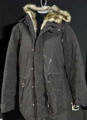 B-WARE DREIMASTER JUNGS PARKA GR.M FARBE ESPRESSO