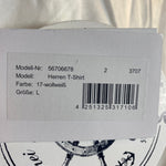 B-WARE DREIMASTER HERREN T-SHIRT Gr.L FARBE WOLLWEISS