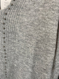B-WARE FAINA DAMEN PULLOVER Gr. L/XL Farbe Grau