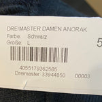 B-WARE DREIMASTER DAMEN ANORAK Gr. L Farbe Schwarz