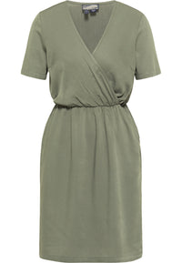 B-WARE DreiMaster Vintage Damen Kleid Gr. S Farbe Oliv