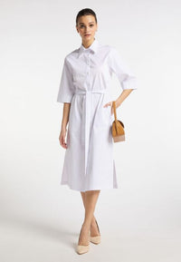 B-WARE DREIMASTER KLASSIK DAMEN KLEID GR.M FARBE WEISS