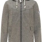 B-WARE Schmuddelwedda Herren Funktionsjacke aus Strickfleece Gr.M Farbe Grau Me