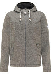 B-WARE Schmuddelwedda Herren Funktionsjacke aus Strickfleece Gr.M Farbe Grau Me