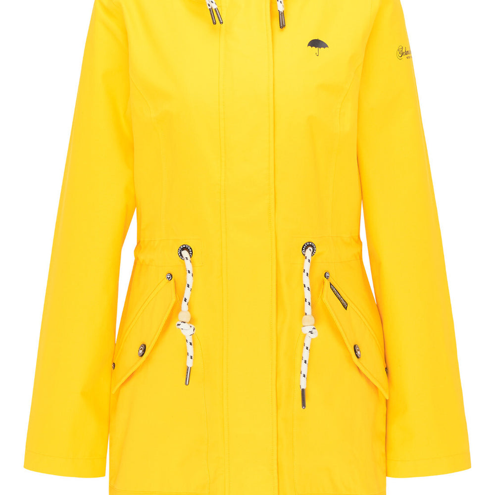 B-WARE SCHMUDDELWEDDA DAMEN PARKA Gr. S Farbe Gelb