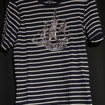 B-WARE DREIMASTER MARITIM DAMEN T-SHIRT Gr.S Farbe WEISS GESTREIFT