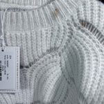 B-WARE IZIA DAMEN STRICKPULLOVER GR.M/L FARBE WOLLWEISS