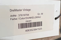B-WARE DREIMASTER VINTAGE HERREN HEMD Gr.M Farbe Dunkelgrau