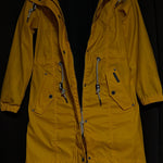 B-WARE SCHMUDDELWEDDA DAMEN MANTEL Gr. M Farbe Sonnengelb