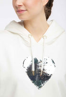 B-WARE MYMO DAMEN KAPUZENPULLOVER GR.XS FARBE WEISS