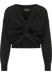 B-WARE FAINA DAMEN STRICKPULLOVER Gr. M/L Farbe Schwarz