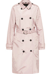 B-WARE DREIMASTER KLASSIK DAMEN TRENCHCOAT Gr.L Farbe Rosa