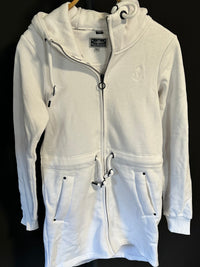 B-WARE DREIMASTER MARITIM DAMEN SWEATJACKE Gr.XS FARBE WEISS