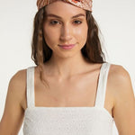 B-WARE IZIA DAMEN MAXIKLEID GR.L FARBE WEISS