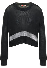 B-WARE MYMO ROCKS DAMEN SWEATSHIRT Gr. M/L Farbe Schwarz