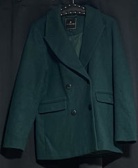 B-WARE DREIMASTER KLASSIK DAMEN ÜBERGANGSJACKE Gr.S Farbe Royalgrün