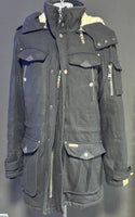 B-WARE DREIMASTER HERREN MANTEL GR.M FARBE SCHWARZ