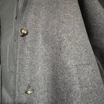 B-WARE DREIMASTER VINTAGE DAMEN MANTEL Gr.S Farbe Grau Melange