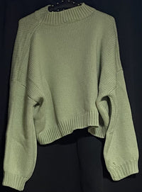 B-WARE MYMO DAMEN SWEATSHIRT Gr.XL/XXL Farbe Moos
