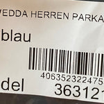 B-WARE SCHMUDDELWEDDA HERREN PARKA Gr.M Farbe Graublau