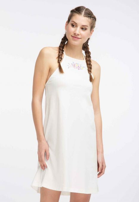 B-WARE MYMO DAMEN KLEID GR.XL FARBE WEISS